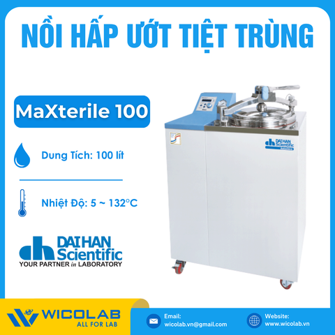 Nồi Hấp Ướt Tiệt Trùng Daihan Hàn Quốc MaXterile 100 | 100 Lít