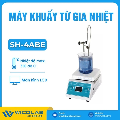 Máy Khuấy Từ Gia Nhiệt Xingchen - Trung Quốc SH-4ABE | Màn Hình LCD
