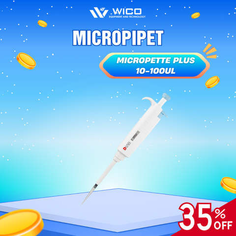 Micropipet Plus Đơn Kênh Dải Thay Đổi Dlab 10-100µL | Hấp Được