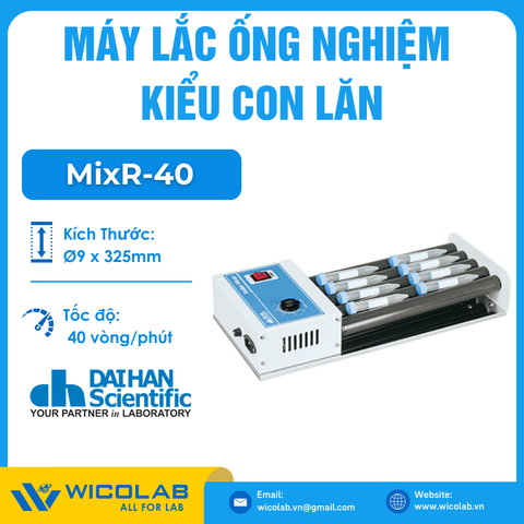 Máy Lắc Ống Nghiệm Kiểu Con Lăn Daihan Hàn Quốc MixR-40