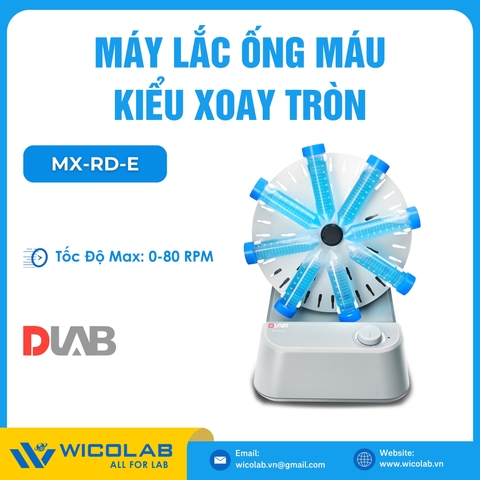 Máy Lắc Ống Nghiệm Kiểu Xoay Tròn Dlab Rotator MX-RD-E