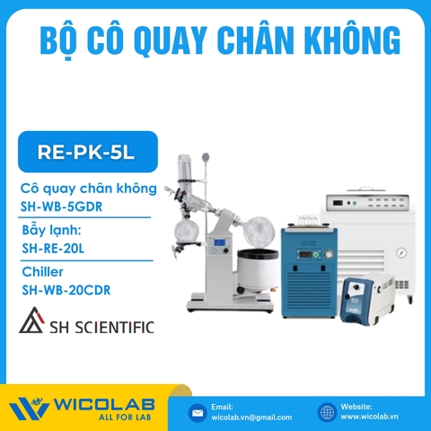 Hệ Thống Cô Quay Chân Không SH Scientific Hàn Quốc RE-PK-05L | 5 Lít