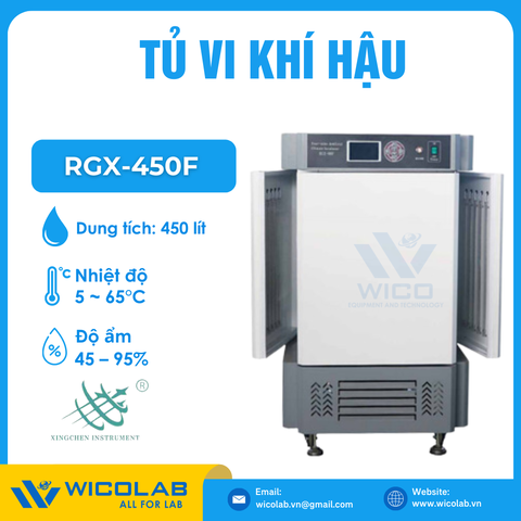Tủ Vi Khí Hậu Chiếu Sáng 18000 LX Xingchen RGX-450F | 450 Lít