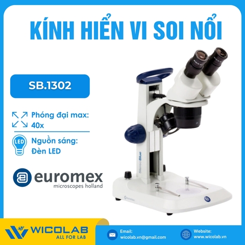 Kính hiển vi soi nổi Euromex SB.1302 | 10/30 lần