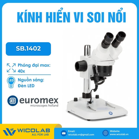 Kính hiển vi soi nổi Euromex SB.1402 | 20/40 lần