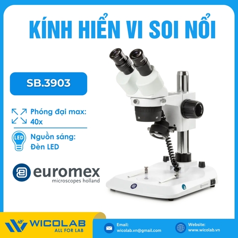 Kính Hiển Vi Soi Nổi 3 Mắt SB.3903 | 7 Đến 45 Lần