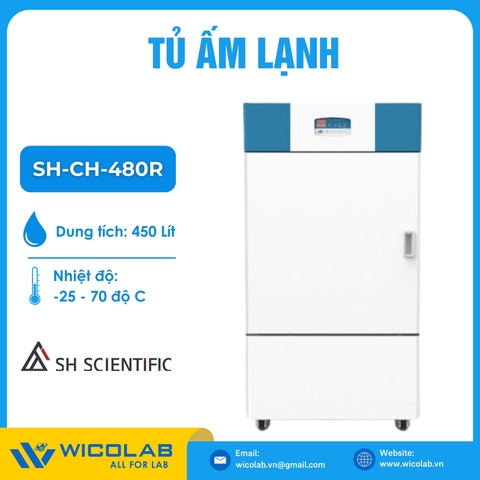 Tủ Ấm Lạnh - Tủ BOD SH Scientific Hàn Quốc SH-CH-480R | 480 Lít