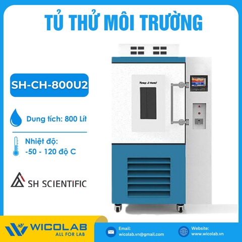 Tủ Môi Trường -50 Đến 120 Độ C SH Scientific Hàn Quốc SH-CH-800U2 | 800 Lít