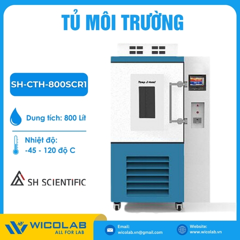 Tủ Môi Trường -25 - 120 Độ C SH Scientific SH-CTH-800SCR1 | Độ Ẩm 20% ~ 98%
