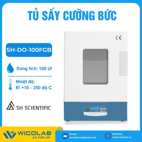 Tủ Sấy Cưỡng Bức 250 Độ C SH Scientific SH-DO-100FGB | 100 Lít
