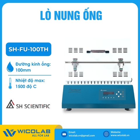 Lò Nung Ống 300mm 1500 Độ SH Scientific Hàn Quốc SH-FU-100TH | Φ100mm