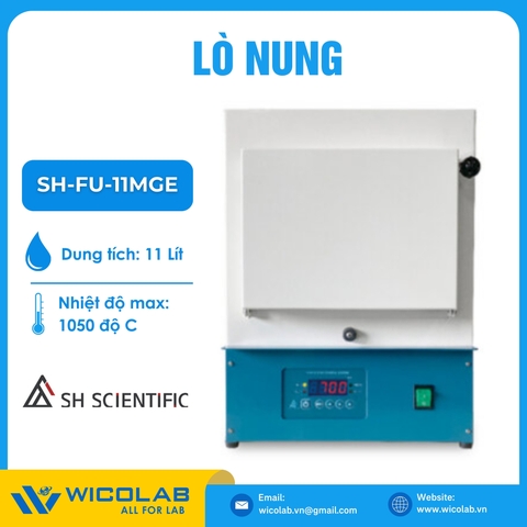 Lò Nung 1050 Độ C SH Scientific Hàn Quốc SH-FU-11MGE | 11.2 Lít