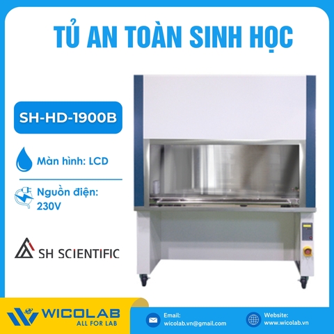 Tủ Cấy Vi Sinh SH Scientific Hàn Quốc - Dòng Khí Thổi Đứng SH-HD-1900V | 1.9M