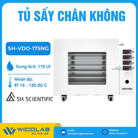 Tủ Sấy Chân Không 150 Độ C SH Scientific SH-VDO-175NG | 175 Lít