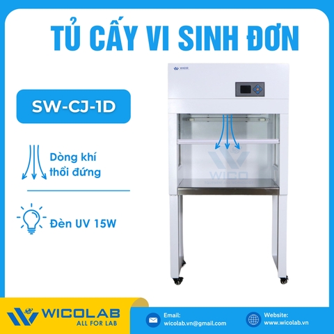 Tủ Cấy Vi Sinh Đơn Trung Quốc SW-CJ-1D | Kiểu Thổi Đứng