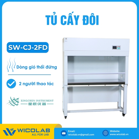 Tủ Cấy Vi Sinh Đôi Trung Quốc SW-CJ-2FD | Chân Tháo Rời