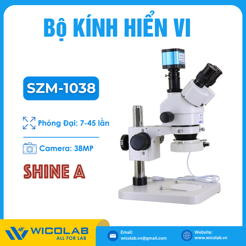 Bộ Kính Hiển Vi Kết Nối Camera 38MP | SZM-1038
