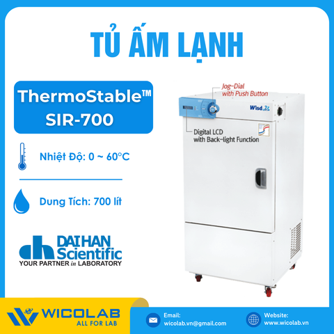 Tủ Ấm Lạnh - Tủ BOD Dòng Smart Daihan ThermoStable SIR-700