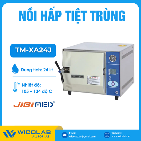 Nồi Hấp Tiệt Trùng Để Bàn 24 Lít Jibimed TM-XA24J