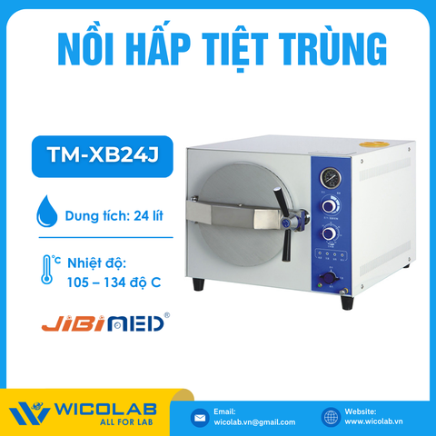 Nồi Hấp Tiệt Trùng Để Bàn 24 Lít Jibimed TM-XB24J