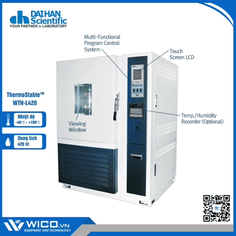 Tủ Vi Khí Hậu -40 Độ Daihan Hàn Quốc WTH-L420 | 420 lít