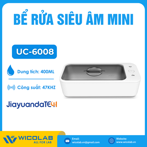Bể Rửa Siêu Âm Cầm Tay UC-6008 ⭐ JIAYUANDA