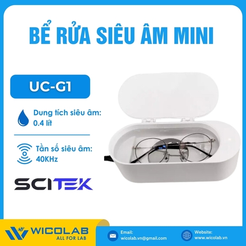 Bể Rửa Siêu Âm Cầm Tay Jiayuanda UC-G1 | Dung tích 0.4 lít