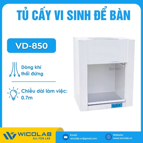 Tủ Cấy Vi Sinh Để Bàn Trung Quốc VD-850 | Kiểu Thổi Đứng