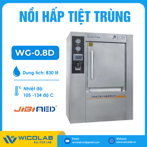 Nồi Hấp Hai Cửa 830 Lít WG-0.8D | Có Sấy Chân Không
