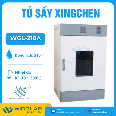 Tủ Sấy Đối Lưu Cưỡng Bức 300 Độ C WGL-210A | 210 Lít