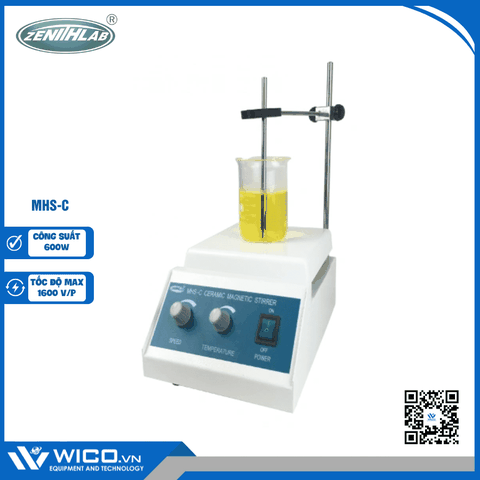 Máy Khuấy Từ Gia Nhiệt Mặt Ceramic Zenith Lab MHS-C
