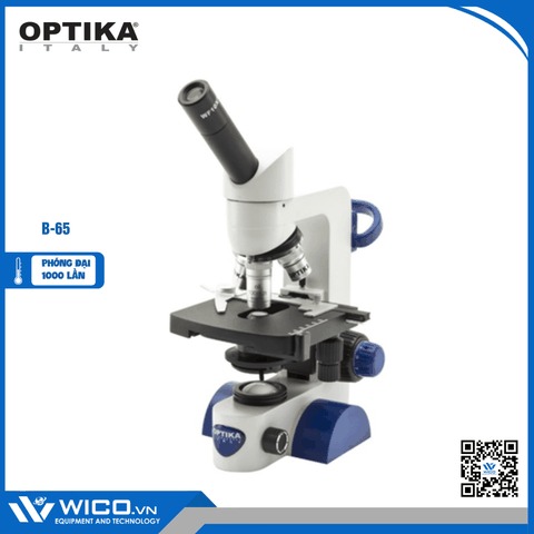 Kính Hiển Vi Sinh Học Optika B-65 | 1 Mắt - 1000X