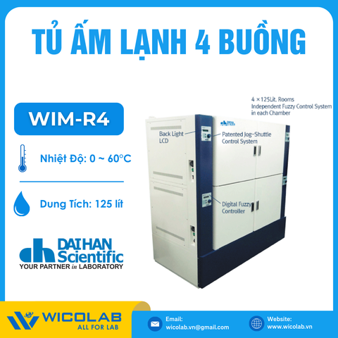 Tủ Ấm Lạnh 4 Buồng Daihan Hàn Quốc WIM-R4