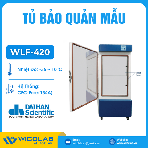 Tủ Bảo Quản Mẫu Âm 35 độ C Daihan Hàn Quốc WLF-420 | 420 Lít