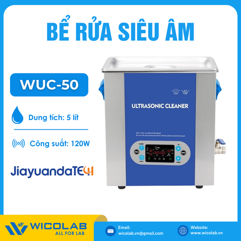 Bể Rửa Siêu Âm 5 Lít Jiayuanda WUC-50 ⭐ Màn Hình LCD