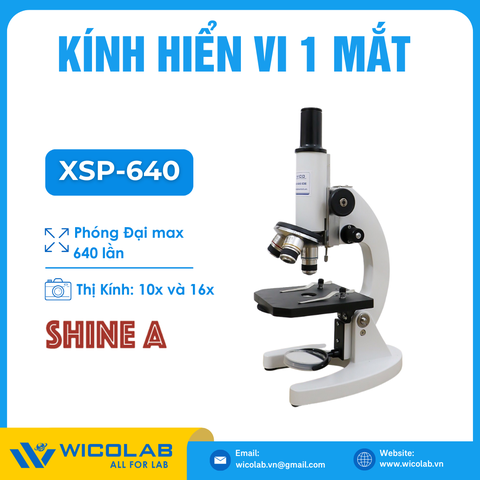 Kính Hiển Vi Cho Giáo Dục 1 Mắt Shinea Trung Quốc XSP-640