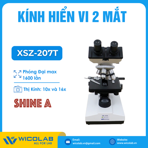 Kính Hiển Vi Sinh Học 2 Mắt Shinea Trung Quốc XSZ-207T