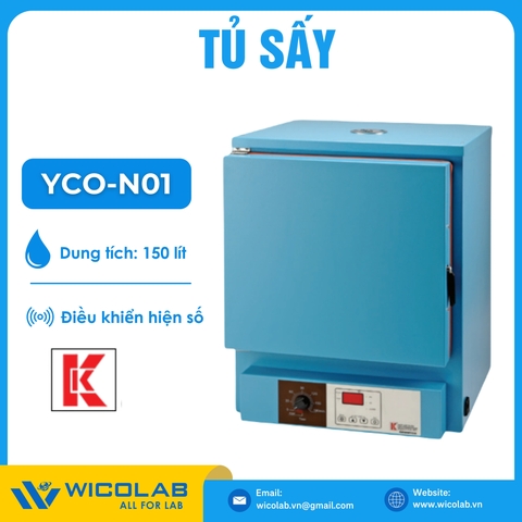 Tủ Sấy Đối Lưu Tự Nhiên Hiện Số Gemmy - Đài Loan YCO-N01 | 150 Lít
