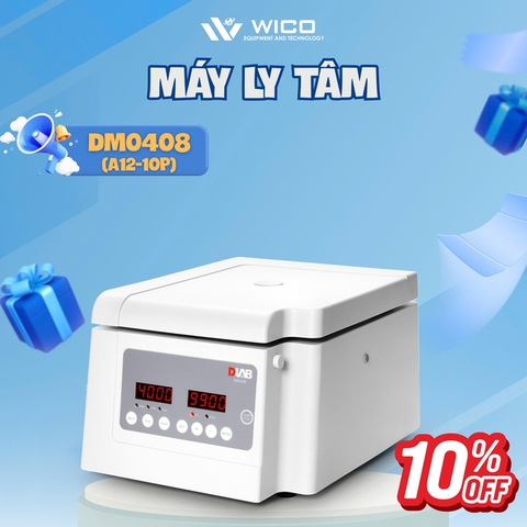 Máy Ly Tâm 8 ống 15ml 4,000 Vòng/ Phút Dlab Mỹ DM0408 | A12-10P