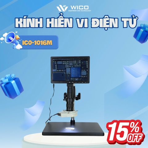 Kính Hiển Vi Điện Tử ICO-1016M | Camera 16MP - Màn Hình 10.1 Inch