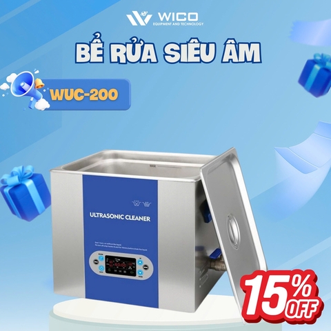 Bể Rửa Siêu Âm 20 Lít Jiayuanda WUC-200 ⭐ Màn Hình LCD