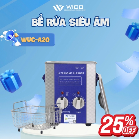 Bể Rửa Siêu Âm 2 Lít Jiayuanda WUC-A20 | Bảo Hành 12 Tháng