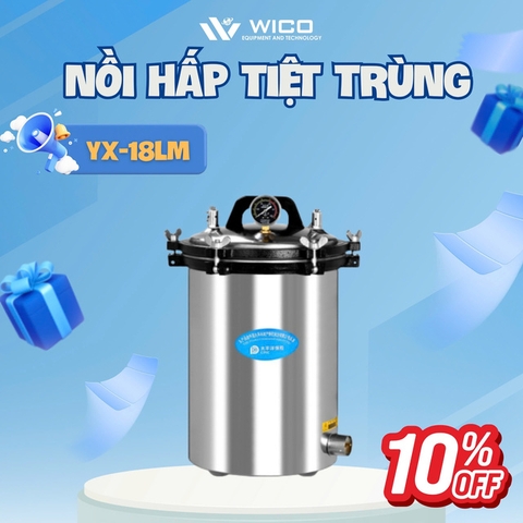 Nồi Hấp Tiệt Trùng 18 Lít Xách Tay Jibimed YX-18LM