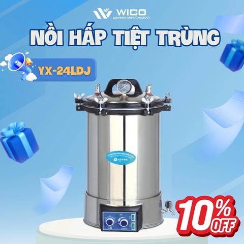 Nồi Hấp Tiệt Trùng Để Bàn 24 Lít Jibimed YX-24LDJ