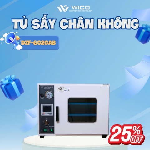 Tủ Sấy Chân Không Buồng Inox 201 Xingchen DZF-6020AB | 25 Lít