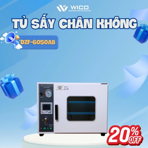 Tủ Sấy Chân Không 53 Lít Trung Quốc DZF-6050GAB |  Buồng Inox 201
