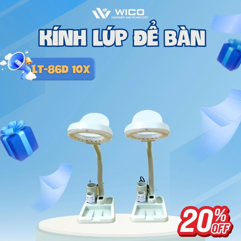 Kính Lúp Để Bàn Zhangfei Trung Quốc 10X LT-86D