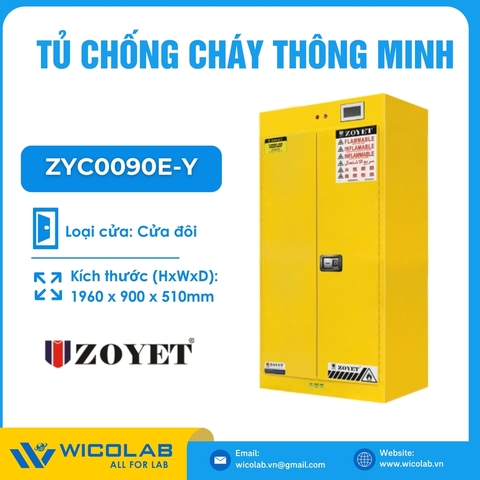 Tủ Đựng Hóa Chất Chống Cháy Thông Minh Zoyet - Trung Quốc ZYC0090E-Y
