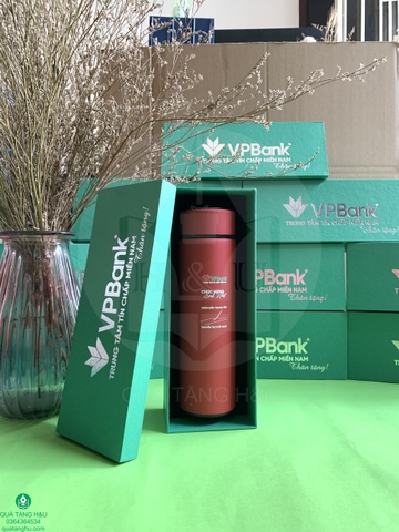 Quà Tặng Sinh Nhật Nhân Viên – Bình Giữ Nhiệt Hộp Quà Cao Cấp Gia Công Logo