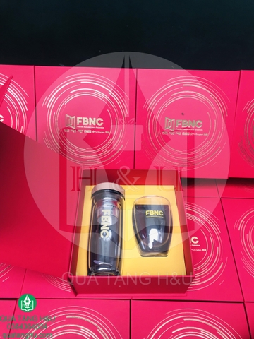Bộ Giftset Thủy Tinh Sang Trọng In Logo Làm Quà Tặng Doanh Nghiệp
